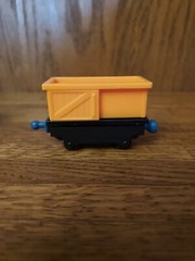 Chuggington Die Cast / Plastic Muddy Wilson & Orange Train Car