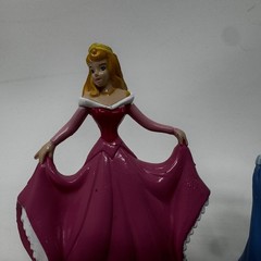 3″ DISNEY PRINCESS FIGURES Cinderella, Aurora CAKE TOPPERS DecoPac Hard Plastic