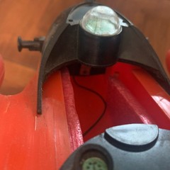 Vtg. 1966 Hasbro G.I. Joe Sea Sled INCOMPLETE Orange Black Toy Plastic Battery