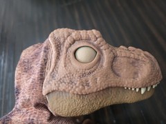 Jurassic Park World Real FX Baby T-Rex Tyrannosaurus Dinosaur Puppet SEE VIDEO