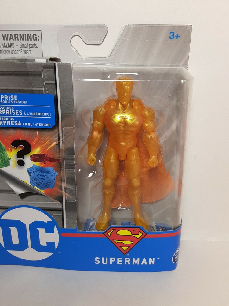 Spin Master DC Heroes Unite Superman Gold Chase 4″ figure NEW