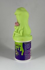 Vintage 1986 Real Ghostbusters Slimer Ecto Plazm Bubble Bath w/ Topper