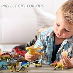 Dinosaur Toy Large Set Realistic Figures Toys Lot for Boys Toddler Kids Playset