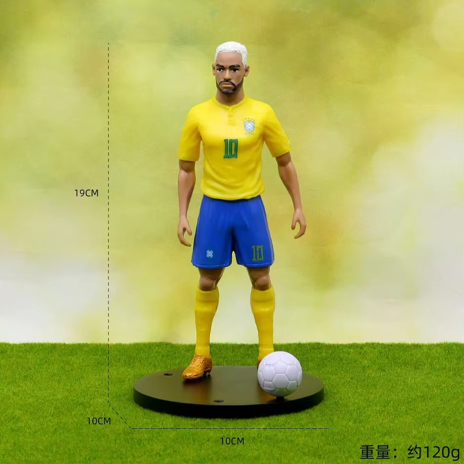 Soccer Player PVC Figure 18cm Football Star Neymar