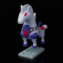 GSC BRICKROID STEEL JEEG: PANTHERROID SET ACTION FIGURE 60mm