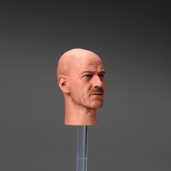 1/6 Scale Walter White Bryan Cranston Head Sculpt Model Toys