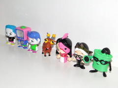 Lot 7 FGTeev YouTube Channel Collectible Toy Figures 2.5” Bonkers Toys