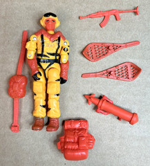 GI Joe Black Major Custom Cobra Figure Lot of 4 100% Complete
