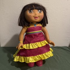 Dora Dress Dance Dancing Doll with Original Dress – Works – Interactive Talking