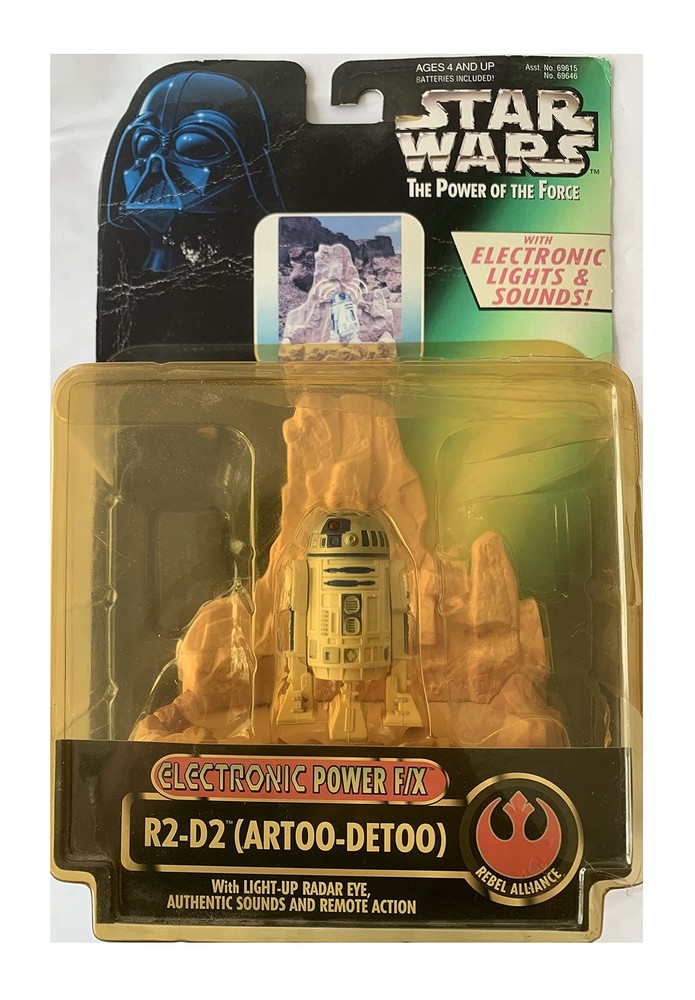 Star Wars Power of the Force POTF Electronic Power F/X R2-D2