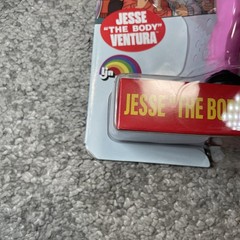 MATTEL LJN WWE SUPERSTARS JESSE THE BODY VENTURA BLUE & BLACK CHASE CARDS