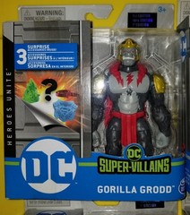 2020 Gorilla Grod, Cyborg, Superman,Aquaman. Dc Heros United. Lot Of 4.