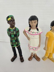 6 Lakeshore Kids Around the World 4″ Figurines FREE SHIPPING