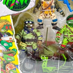 TMNT Sewer Heroes 4-Pack World of TMNT Action Figures military turtles exclusive