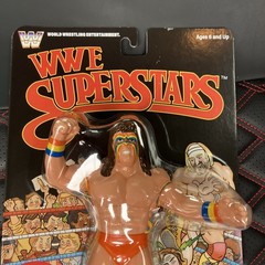 WWE LJN MATTEL SUPERSTARS ULTIMATE WARRIOR 8″ ACTION FIGURE BLACK CARD SHIPS NOW