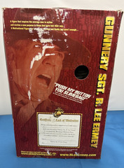 2001 Sideshow Toy Gunnery Sgt. R. Lee Ermey 12″ Figure NOS non-working USMC