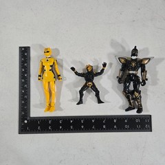 Vintage Power Rangers Figure Lot Dino Thunder Black Red Yellow Ranger Monsters