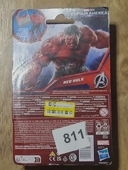 Marvel Epic Hero Series Red Hulk 4″ Action Figure New Captain America BraveWorld