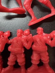 Plastic Pirate Men Figures Group of 32 Pieces Boat Cannons TNT Chest