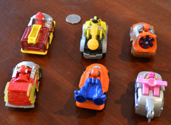 LOT 6 DIE CAST TRUE METAL PAW PATROL VEHICLES CARS NICKELODEON FIRE TRUCK TOW