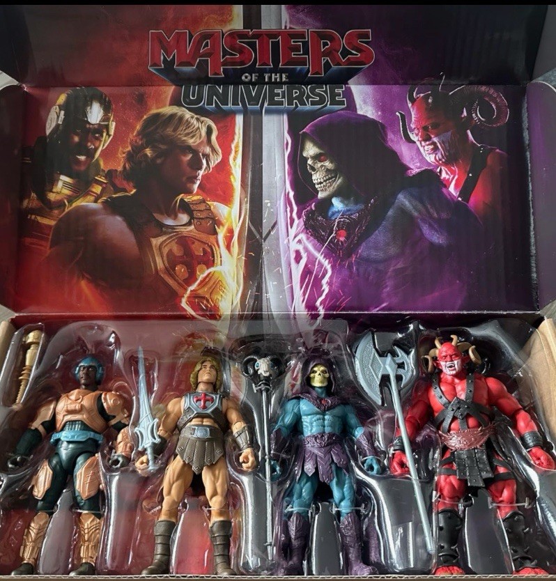 2026 Masters Of The Universe 4 Pack 5.5” Figures Movie Accurate Posable Joints
