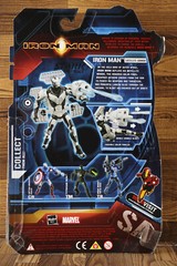 2008 IRON MAN Satellite Armor Double Missle Blast Action Figure READ