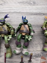 Kaiyodo Revoltech Teenage Mutant Ninja Turtles 2012 Set Of 4 INCOMPLETE