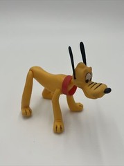 Vintage, Walt Disney Productions Pluto 4″ Vinyl Figure 1960s 5″X4″