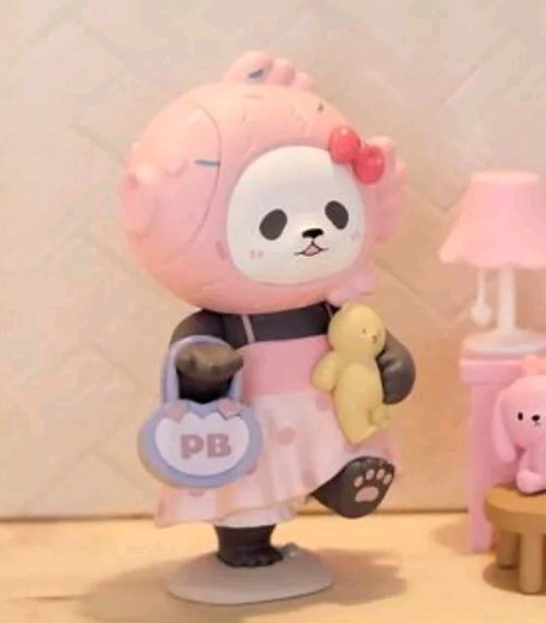 PLANET BEAR Mini Taiyaki PanPan Series 1 MAIDEN 🐼🛍 Panda PVC Figure NEW