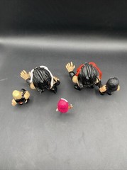 (5) WWE Heavy Metals Die Cast & Plastic Figures 2017 & 2016