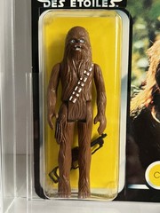 Star Wars Vintage 1984 Tri-Logo Chewbacca 70 Back SINGLE HIGHEST GRADED AFA 85!!