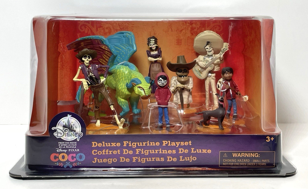 Disney Pixar Coco Deluxe Figurine Figure Playset 8 Piece Set