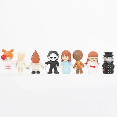 24Pcs/Set Horror Movie Characters V for Vendetta Chucky Freddy Jason Scary Saw