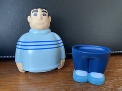 Doraemon Beautiful Gian Figure 4” Gacha Toy Fujiko F. Fujio Museum Exclusive F/S