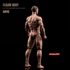 ANT 1:12 Muscular Strong Figure Flexible Body Head Hand Shape Shoes Male Doll