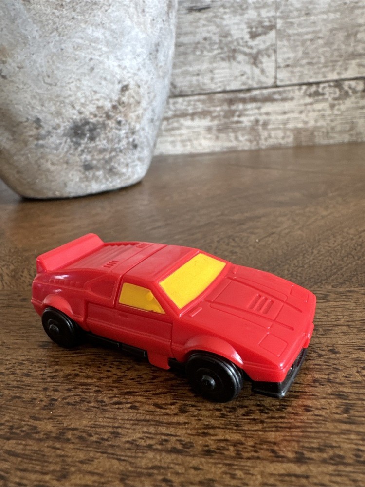 Tonka Gobots BMW M1 TRANSFORMERS Red Sports Car Action Figure 1985
