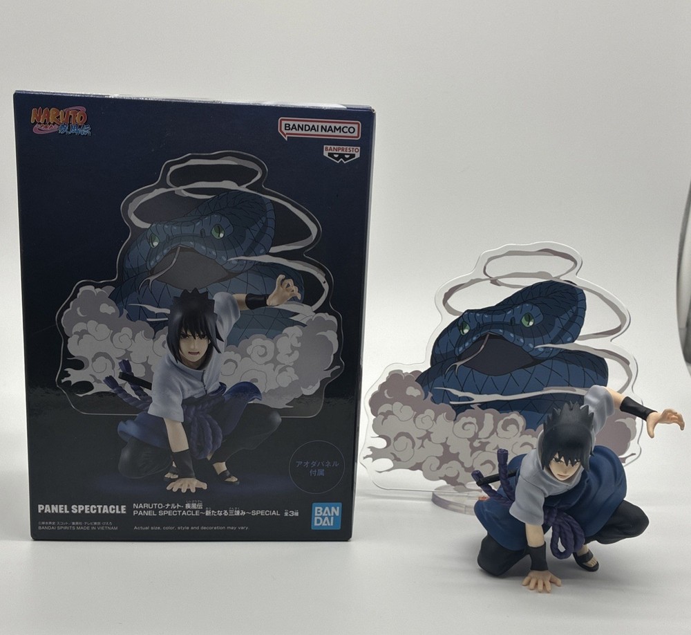 Bandai Banpresto Naruto Shippuden Panel Spectacle Sasuke Uchiha Ver B