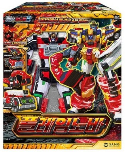 Metal Cardbot S FLAMENOVA Flame Nova Red Fire Truck Cars Transforming Robot 2025