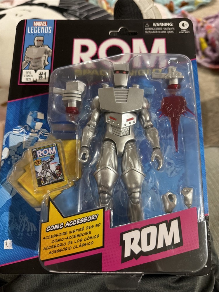 Hasbro Marvel Legends Rom the Spaceknight 6” Action Figure – New & Sealed! toy