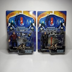Lost In Space Dr. Smith Figure x 2 – Sabotage Action & Proteus Battle Armor 1997