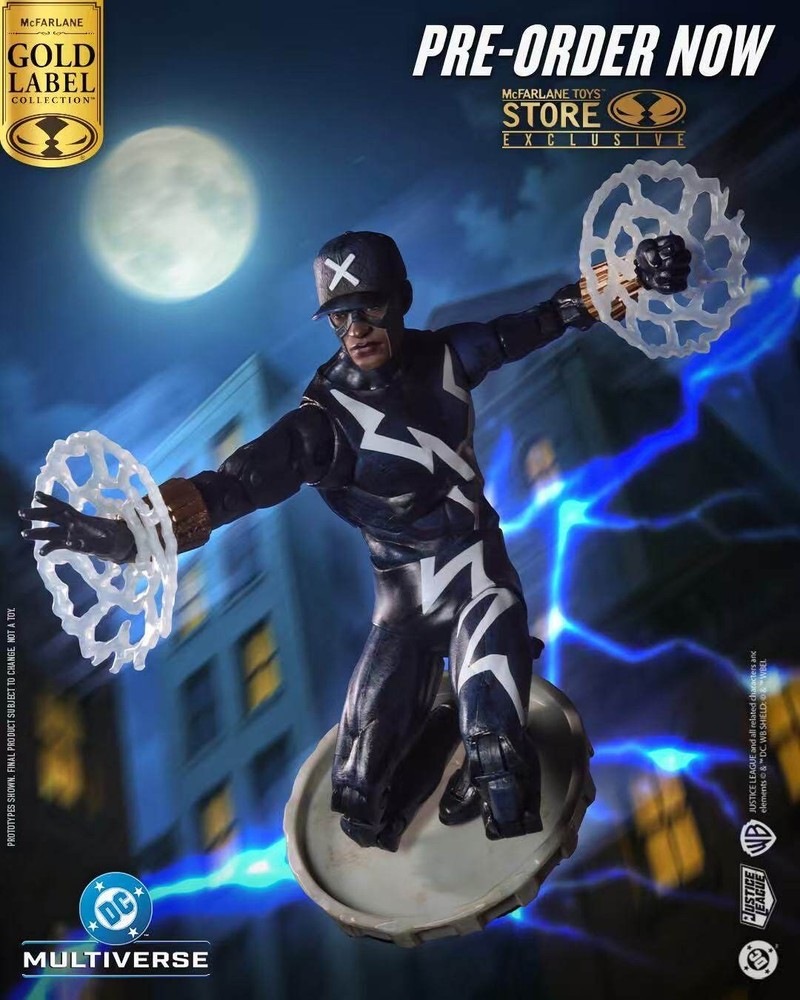【In Stock】McFarlane DC Static Shock #1 1/10 Scale Articulated Action Figure