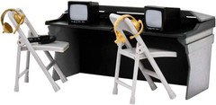 Complete Wrestling Commentator Table & Chairs Playset – No Assembly Required