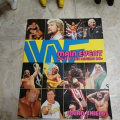 Lot 5 Vintage 1980’s WWF LJN 8″ Wrestling Superstars Figures W/Main Event Book