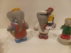 Arby’s 1990 Barbar The Elephant With Other Toys + Ornament