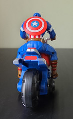 Marvel Avengers RC Captain America On Motorcycle 6.5” Figure *No Remote Control*