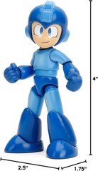 Mega Man 1/12 Scale 6″ Action Figure Toys for Kids and Adults Licensed by Capcom