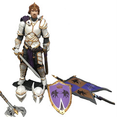 Lance Steelblade (King of Accord) -Vitruvian H.A.C.K.S. 1:18 Scale Action Figure