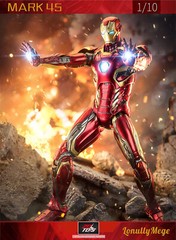 Marvel Avengers Iron Man Mark 45 MK45 Ironman Toy Action Figure Collection Model