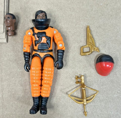GI Joe Black Major Custom Cobra Figure Lot of 4 100% Complete
