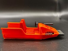 Vtg 1985 1980’s M.A.S.K. Orange Gator Hydroplane boat with gun accessory Kenner